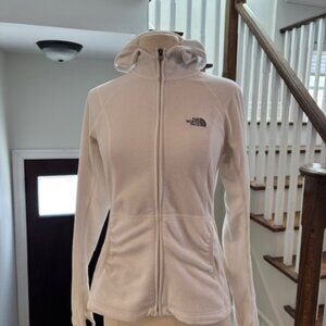 North Face White Womens Glacier Fleece Jacket